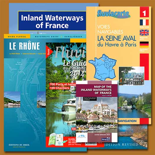 French waterways rivers canal navigation guide book